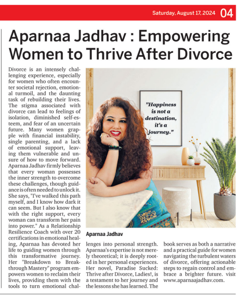 Aparnaa Jadhav Achievement